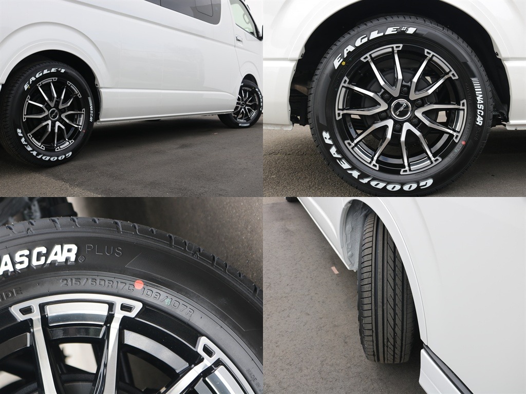 デルフ０６ＡＷに17インチナスカータイヤ付