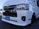 FLEXオリジナルフロントスポイラー☆  フロント回りのスポーティーな雰囲気をだすにはぴったりです♪