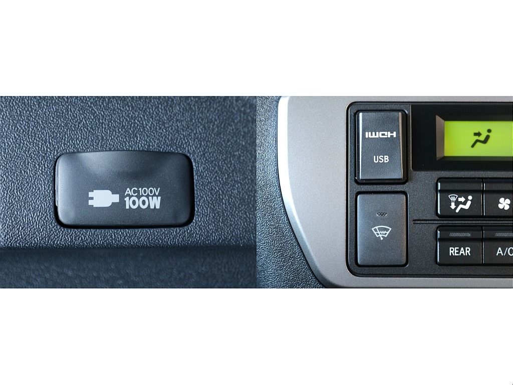 100V電源・HDMI・USBポート