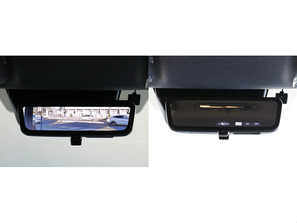 デジタルインナーミラー※モニターと鏡面で切り替え可能