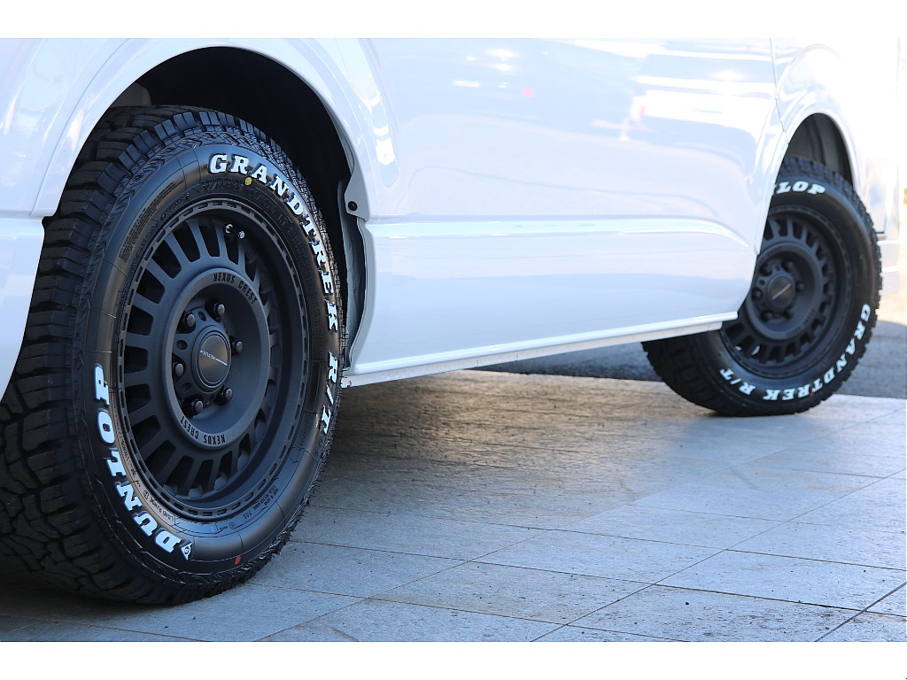 FLEX NC-1 16インチアルミ、ダンロップGRANDTREK タイヤ！