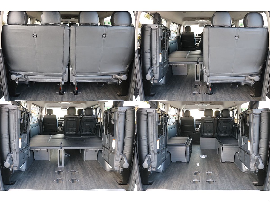 4列目シートは跳ね上げも可能！