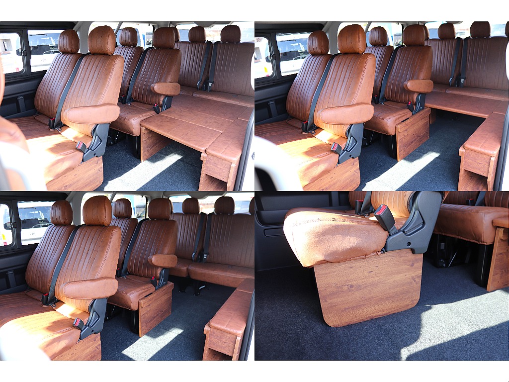 前向き１０名乗車可能なスタンダードシート！！