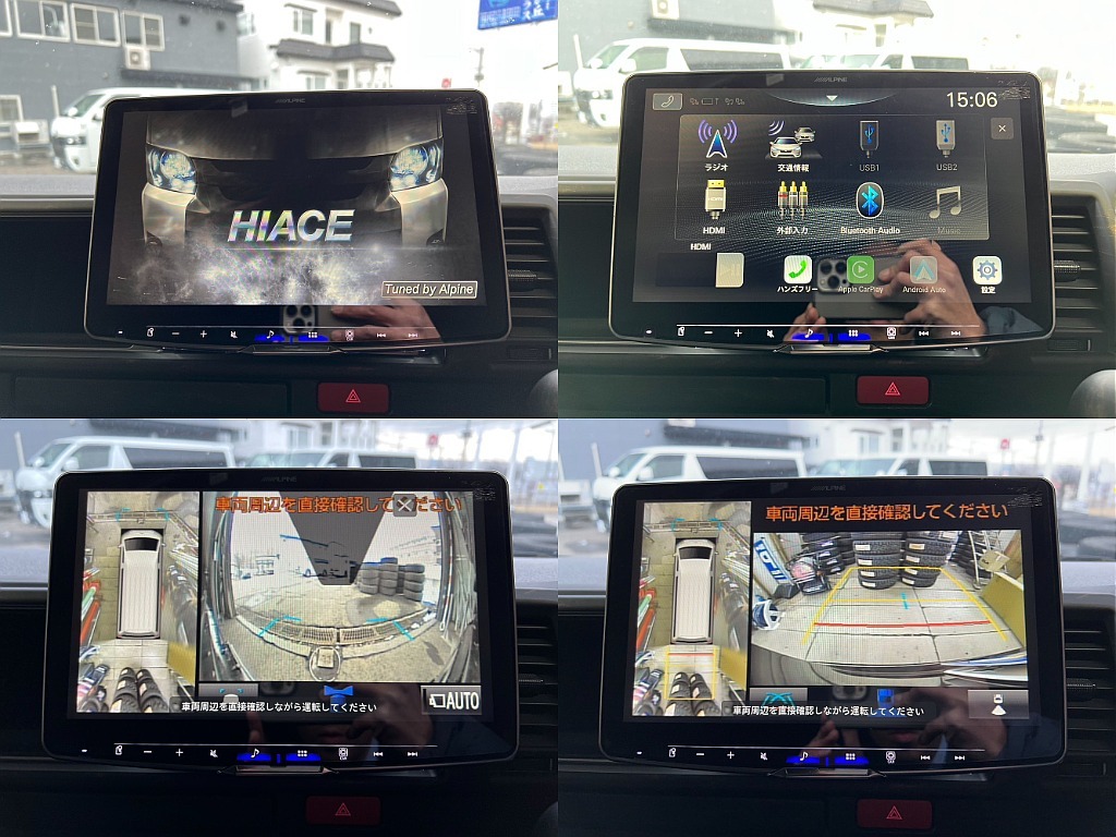 ALPINE　BIG-DAを装備済みです！