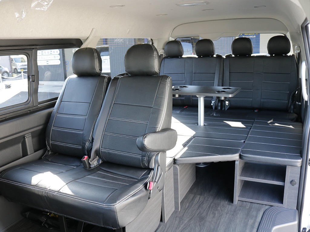 新車ワゴンＧＬリラクシングシートアレンジカスタム車両入庫！オリジナルフロントスポイラーオリジナルオーバーフェンダーオリジナルＬＥＤテールオリジナル１７インチアルミパイオニアＳＤナビフリップダウン装備！