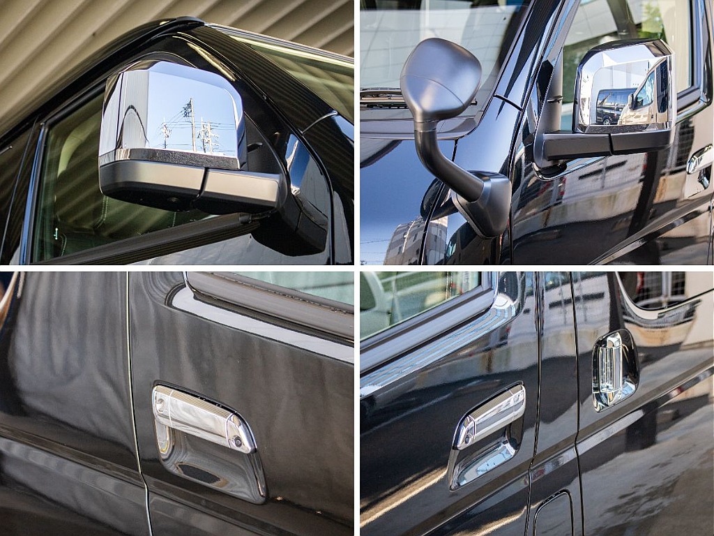 各メッキ部マッドブラック塗装などの追加カスタムも承ります！