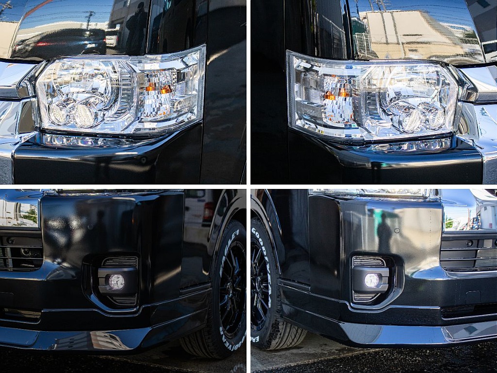 ヘッドライト、フォグランプ共にLEDです！夜間でも明るく照らしてくれます！