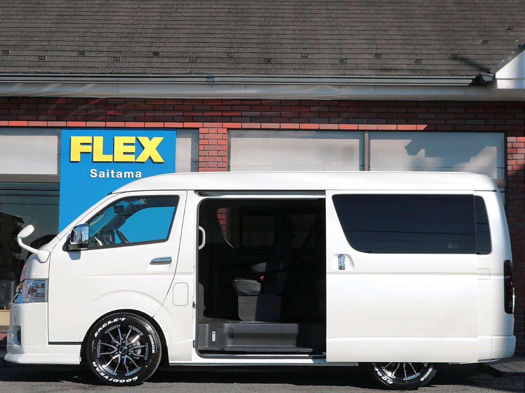 広々とした開口部で乗り降り楽々☆