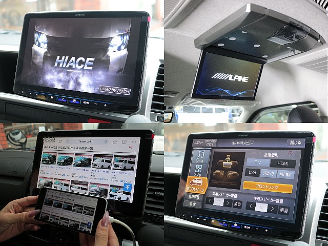 メカレスBIG-X11インチナビ＆10インチフリップダウンモニター☆