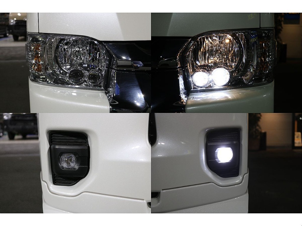 LEDヘッドライト、LEDフォグランプ！