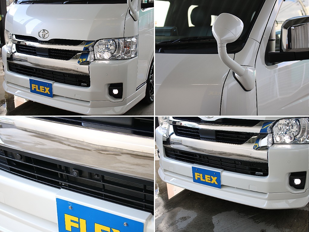 ガッツミラーボディ同色塗装、フロントスポイラー付き！