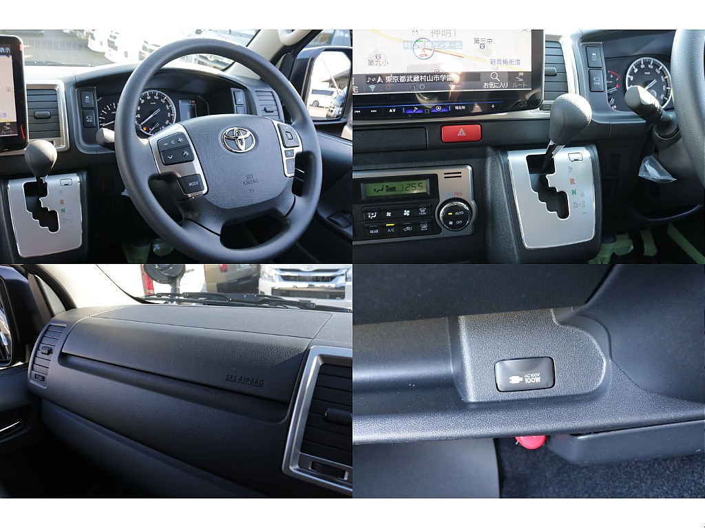 助手席エアバック、ＡＣ１００Ｖ電源装備！！