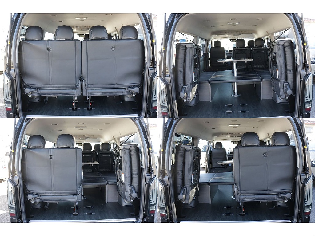 ４列目シート跳ね上げも可能になります！！