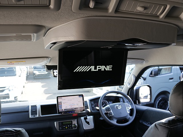 アルパインＢＩＧ－Ｘ１１インチＳＤナビアルパイン１２．８フリップダウンモニター装備！！