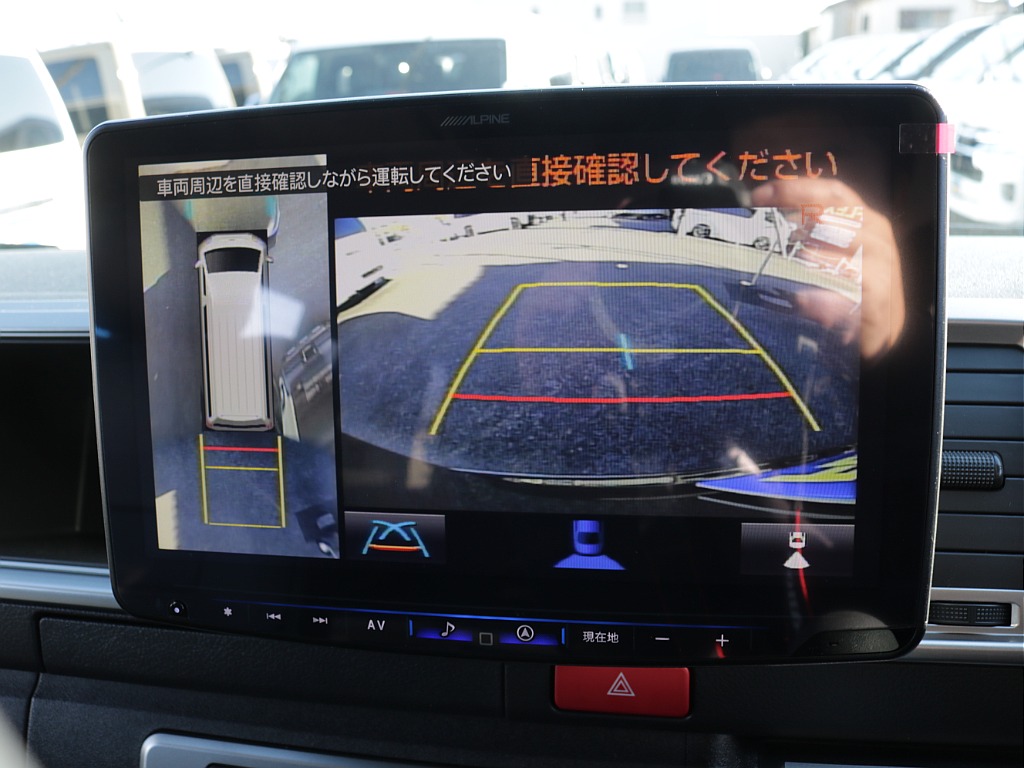 新車ハイエースワゴンＧＬリラクシングシートアレンジ施工済み大画面アルパインツインナビパッケージ装備！オリジナルフロントスポイラーオリジナル１７インチアルミ１．５インチダウンオーバーフェンダーテール装備