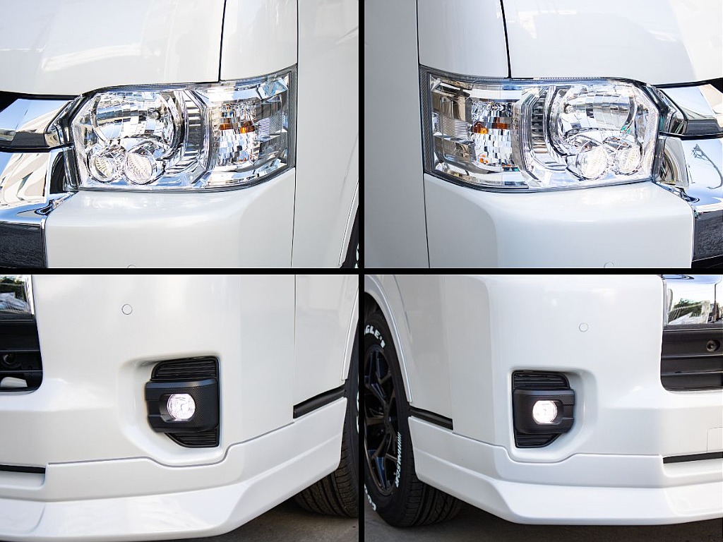 ヘッドライト、フォグランプ共にLEDです！夜間でも明るく照らしてくれます！