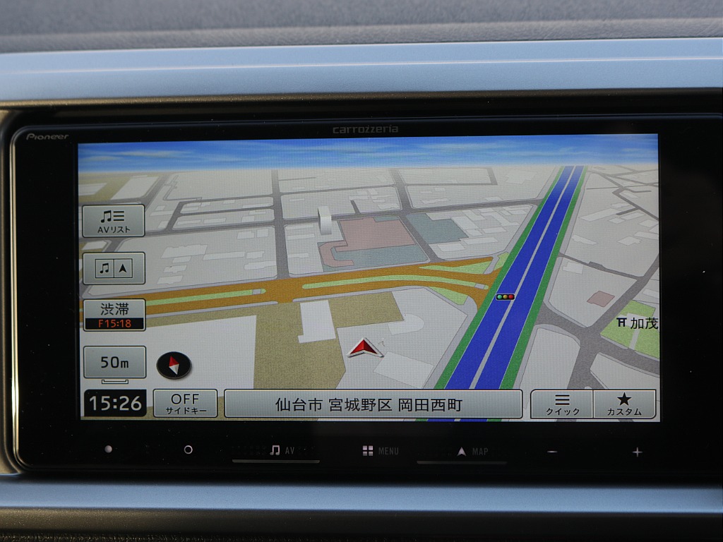 カロッツェリア7インチナビ装備済み！！テレビ・ラジオ・ナビなども仕様できてブルートゥースなどにも接続可能になっております！！