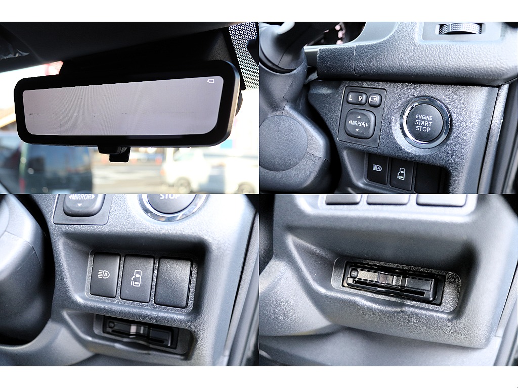 デジタルインナーミラーやプッシュスタートなど嬉しい装備が盛りだくさん♪