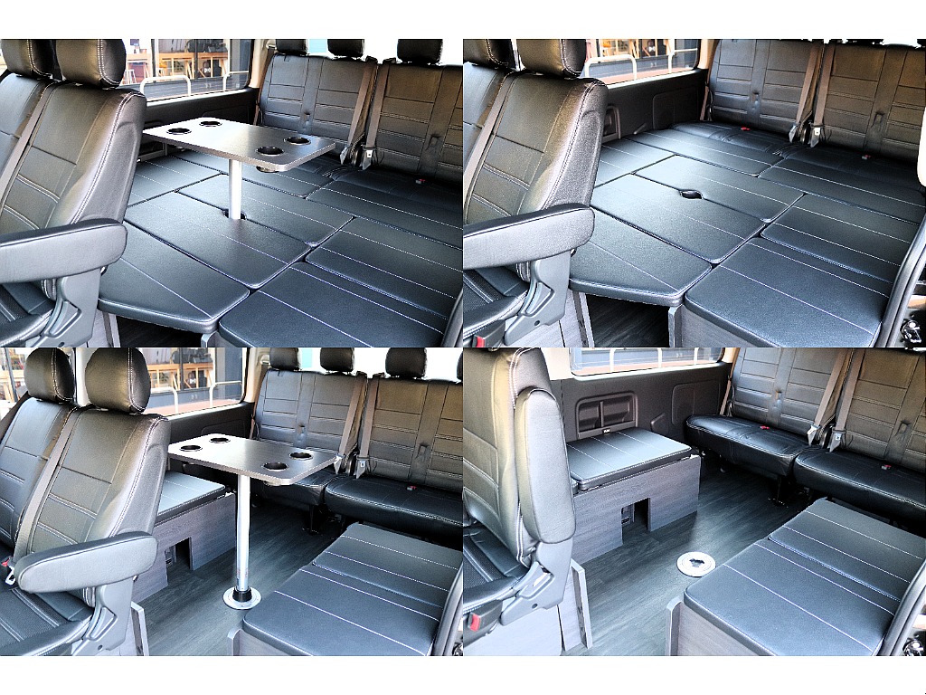 車内泊・アウトドアなどにも最適な一台となっております！！