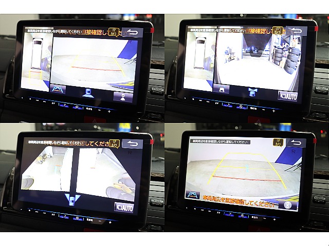 駐車時も安心なパノラミックビューモニターを連動施工済み！