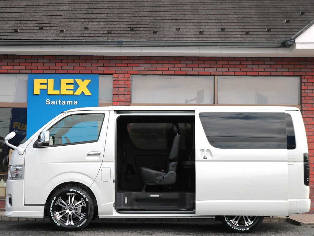 広々とした開口部で乗り降り楽々☆