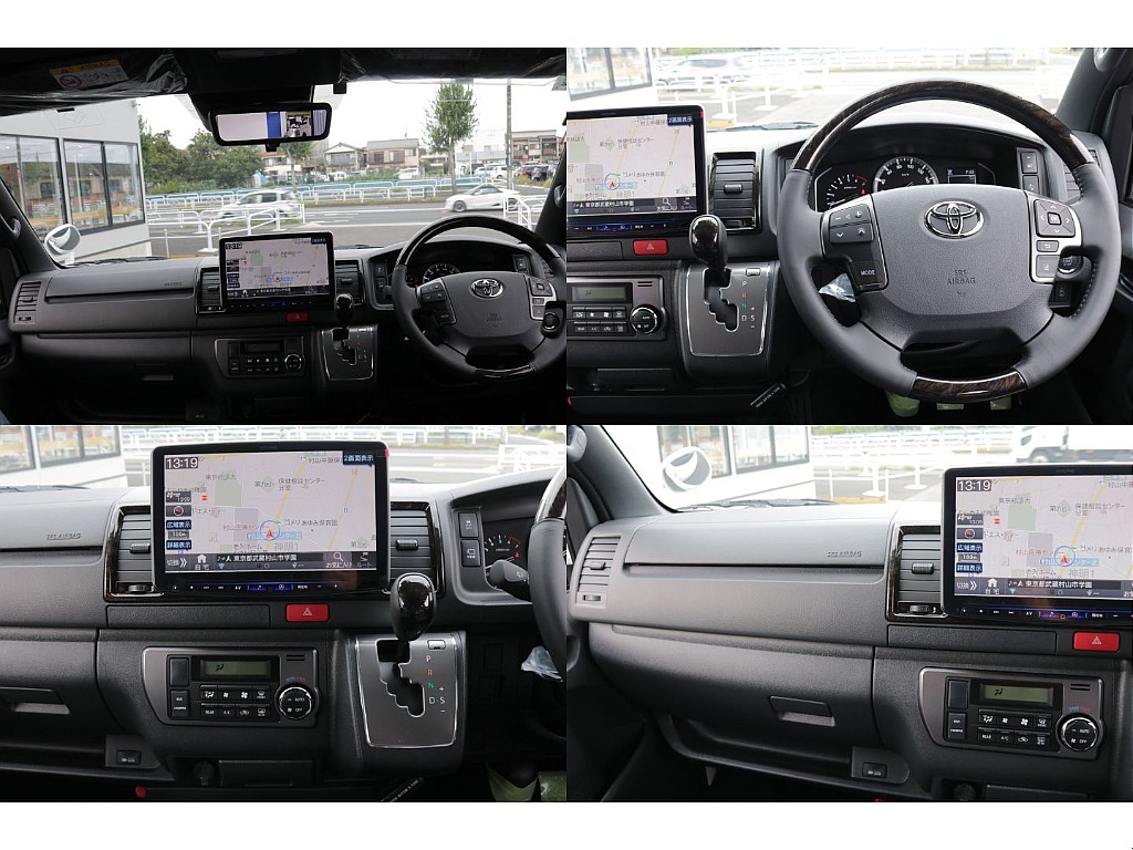 ダークプライムⅡ専用のコンビハンドル、シフトノブ、インテリアパネル装備！！