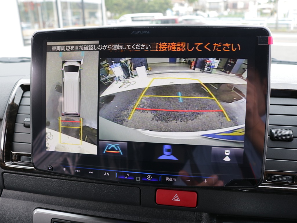 新車ハイエースＶダークプライムⅡ２０００ガソリン２ＷＤカスタム車両入庫！アルパインＢＩＧ－Ｘ１１インチメカレスモデル装備ビルトインＥＴＣ２．０、ＨＤＭＩソケットタイプⅡベットＫＩＴ装着済み！！