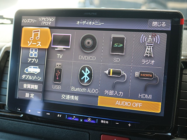 大人気のアルパインBIG-X11インチナビ☆BluetoothやCD、DVD、TVなどが使用可能です♪♪