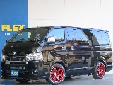 【新車】ハイエースバン　ガソリン2WD　ブラックマイカ 足元が輝くRAYS　TE37アルミホイール装着済みのお車入庫致しました☆☆