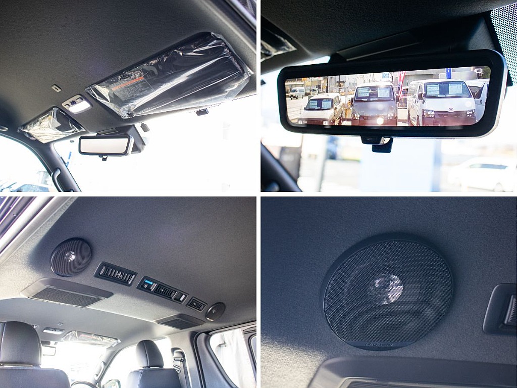 後席にルーフスピーカー装備してます！