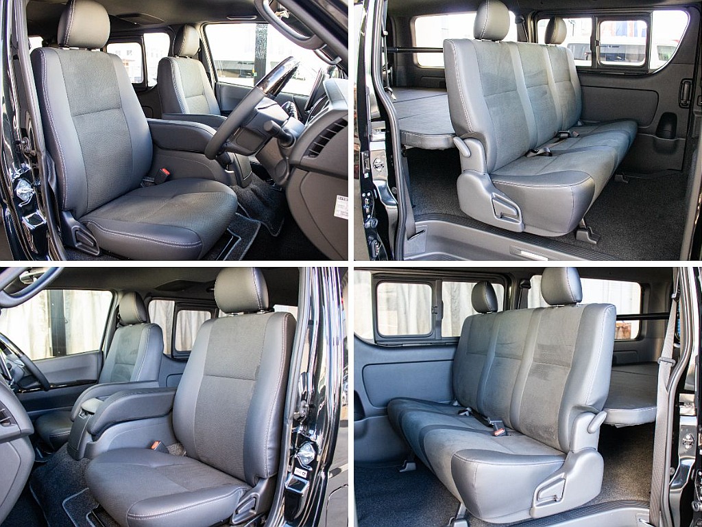 ダークプライムⅡならではのハーフレザー調のシートになってます！