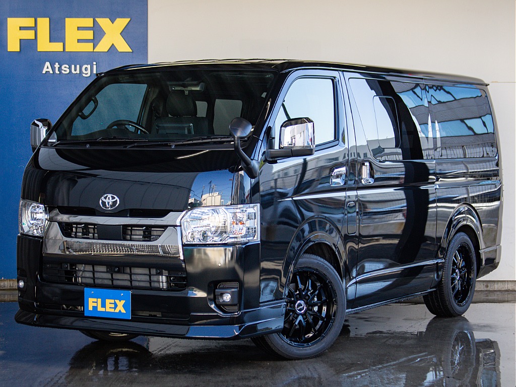 新車　ハイエースバン　S-GL　ダークプライムⅡ　2.0L　ガソリン2WD　新品カスタムパーツ多数装備！