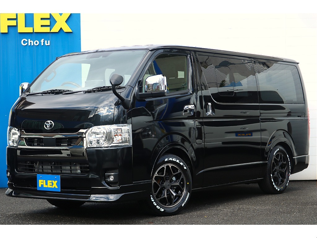 トヨタ&nbsp;ハイエースバン&nbsp;5D2.0スーパーGLダークプライムⅡロング&nbsp;パーキングサポート PS無 BIG-X&nbsp;東京都