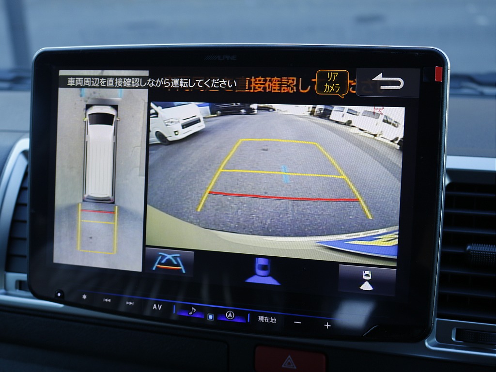 全周位カメラも装着済み♪