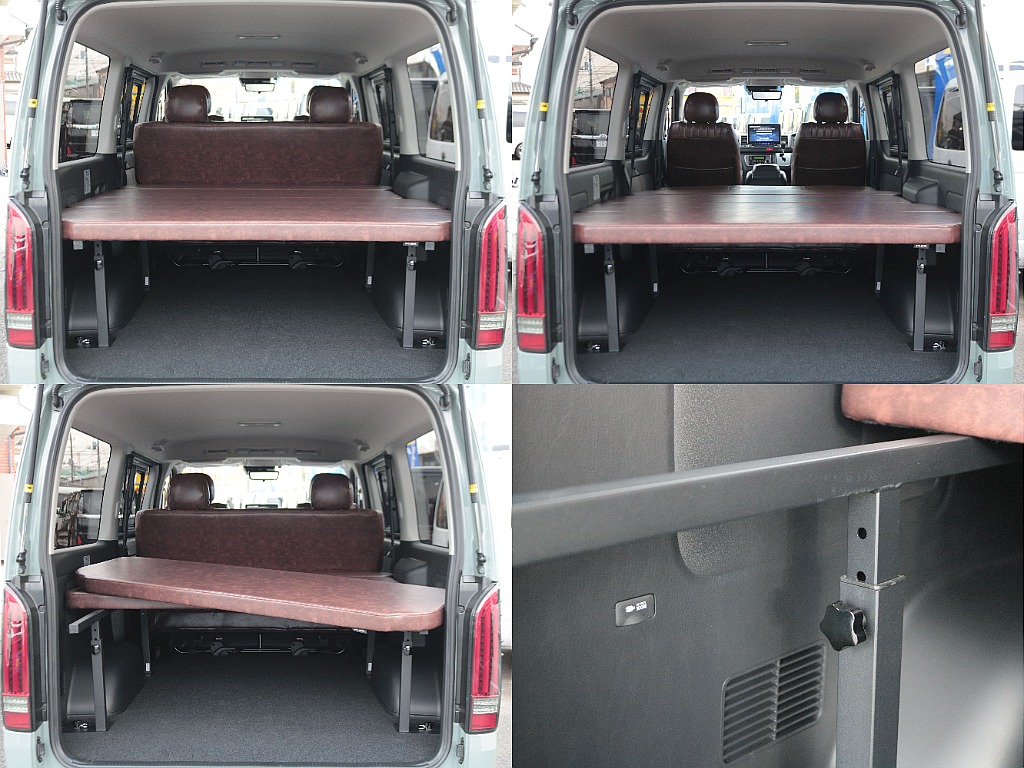 KNOT　RECORDSアンティーク調車中泊ベットキット☆