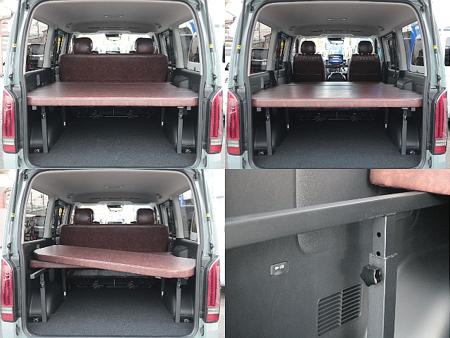 KNOT　RECORDSアンティーク調車中泊ベットキット☆