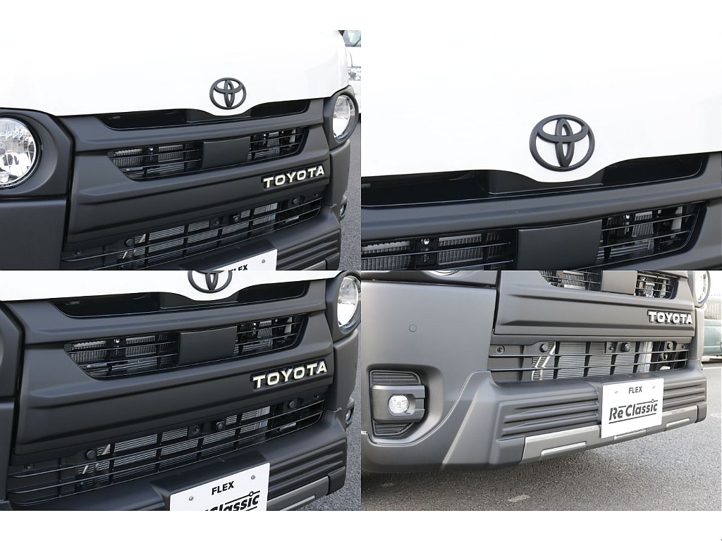 フロントリアトヨタエンブレムＭＢ塗装済み！オリジナルフロントバンパー装備！！