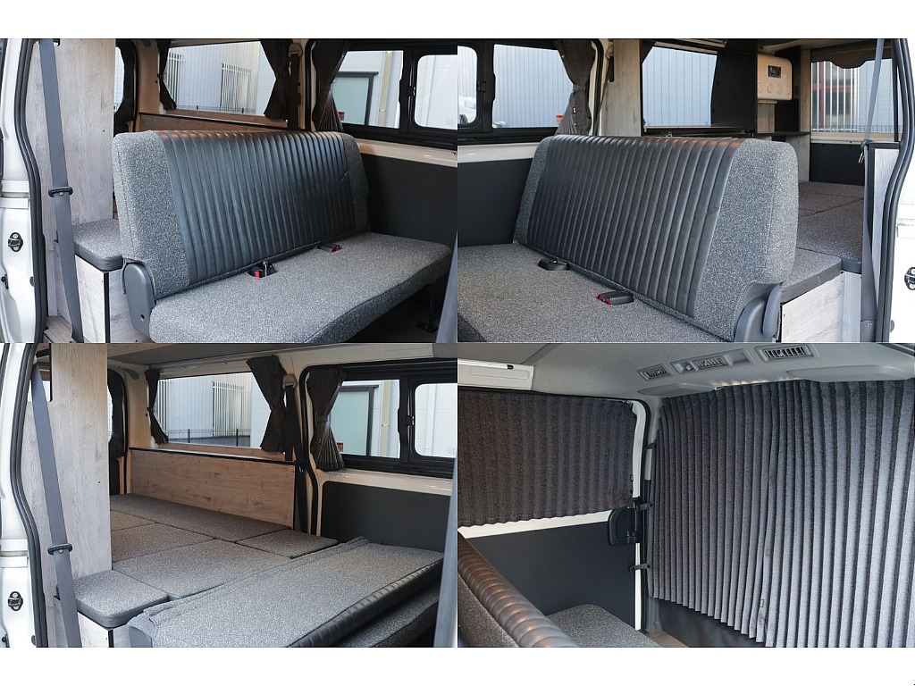 リア5面＋間仕切りカーテン装備済み！！