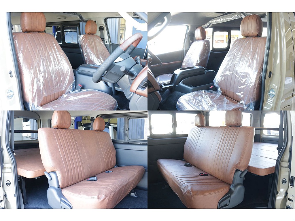 新品クラシックシートカバーブラウン装着済み！！