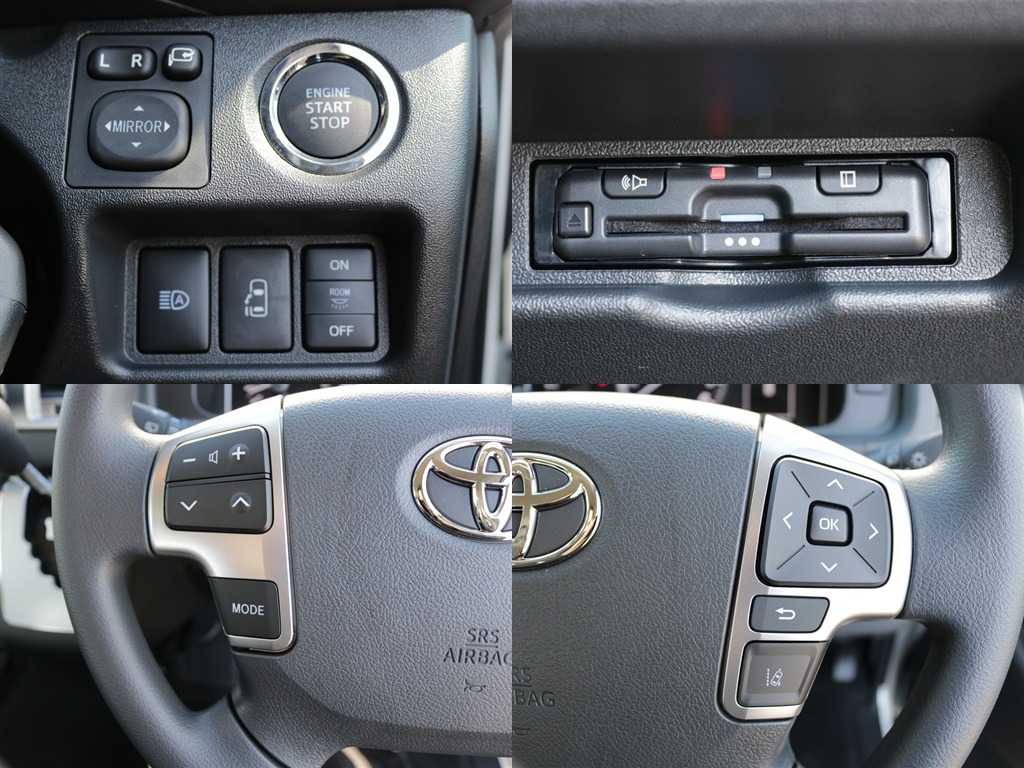 プッシュスタート・ETC・ステアリングスイッチなど運転で役立つ装備が充実しております♪