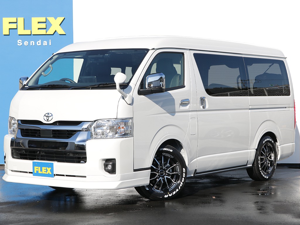★新車　ハイエース　ワゴンGL　フレックスカスタム車輌　パールホワイト★