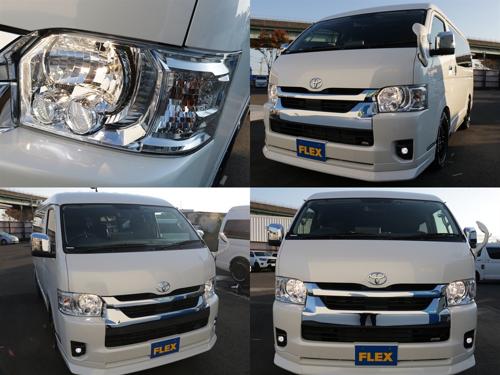 LEDヘッドライト装着済み！！夜間走行や暗い空間でも明るく照らしてくれるので安心して運転していただけます♪