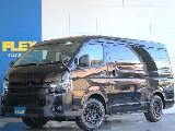 【新車】ハイエース　ワゴン　ガソリン　4WD　ブラックマイカ 大人気内装架装＆大型ナビ搭載済みのお車入庫致しました☆☆