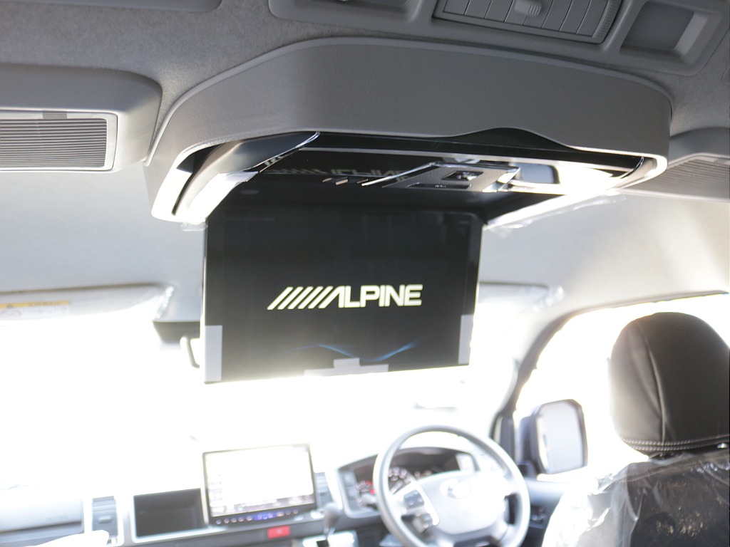大画面アルパインＢＩＧ－Ｘ１１インチナビアルパイン１２．８フリップダウンモニター装備！！