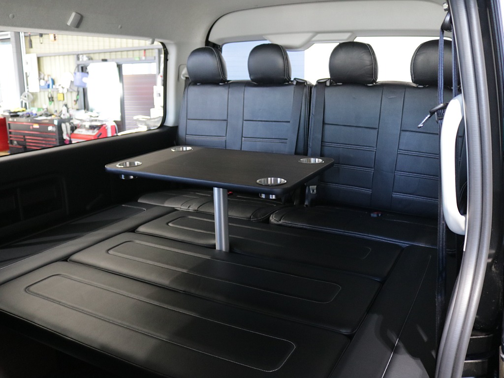 新車ワゴンＧＬファミリーに好評のＮＥＷＡＳシートアレンジ車両入庫！オリジナルフロントスポイラーオリジナルオーバーフェンダーオリジナルＬＥＤテールオリジナル１７インチアルミＢＩＧ－Ｘ１１インチナビ装備！