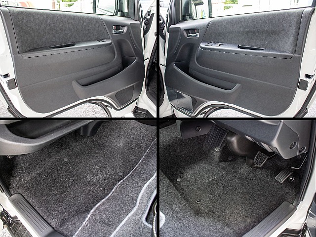ドアパネルや足元も新車なので状態良好です！