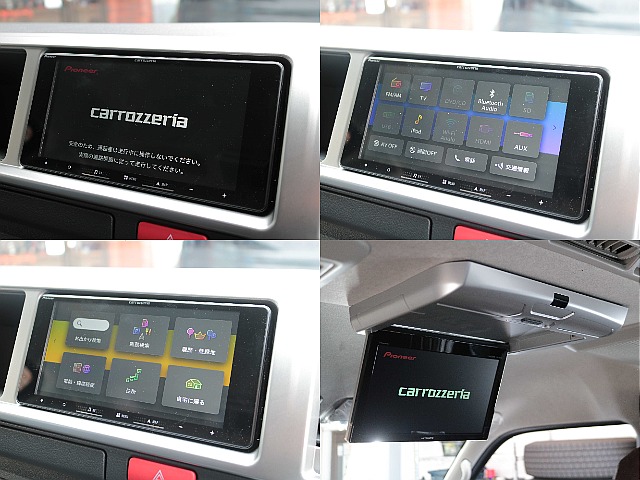 フルセグナビにフリップダウンモニターも完備☆