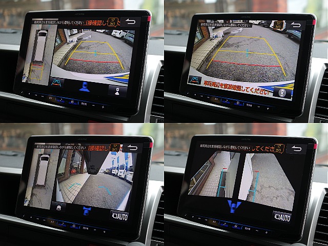 パノラミックビューモニターも大画面で周囲の確認が可能☆