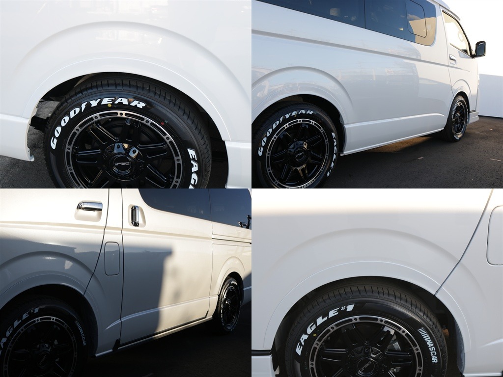 デルフィーノライン　オーバーフェンダー装着済み！！ローダウンの視覚効果や飛び石から車体を守ってくれる効果もあります♪