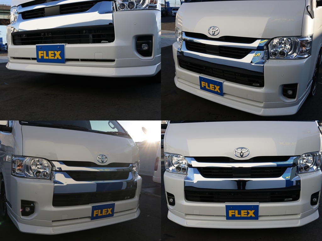 デルフィーノライン　フロントスポイラー装着済み！！フェイスが一気にかっこよくなりますね♪